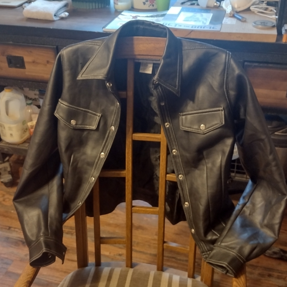 B.B.Dakota faux leather bomber jacket